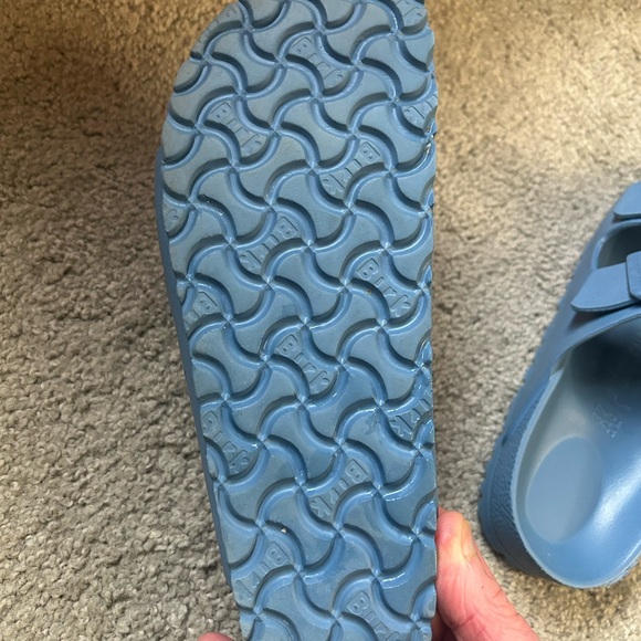 Birkenstock Turquoise Double-Strap Sandals, - Picture 6 of 7